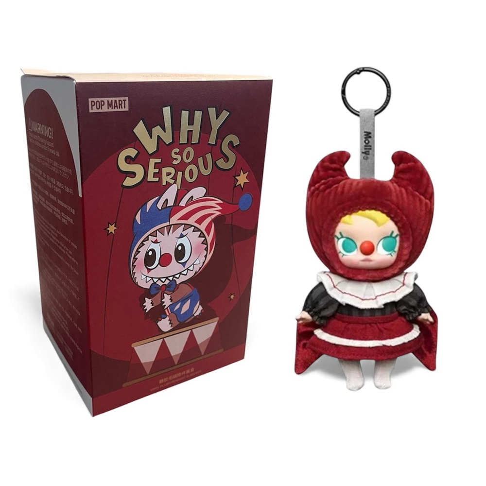 POP MART WHY SO SERIOUS Series-Vinyl Plush Pendant Blind Box - Crimson Dancer